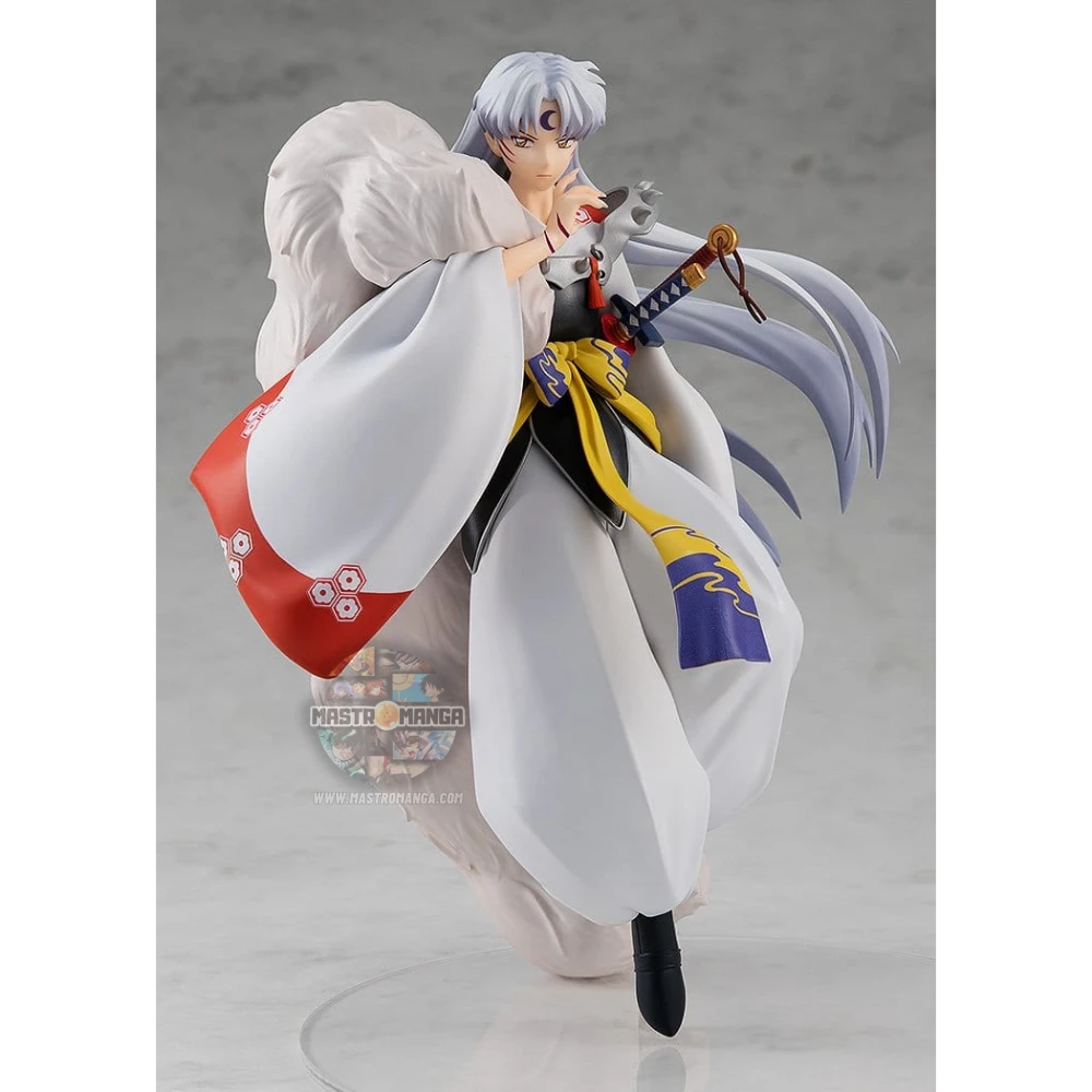 Rerelease della figure Sesshomaru Inuyasha POP UP PARADE Good Smile Company con l'iconica pelliccia Mokomoko e sguardo demoniaco