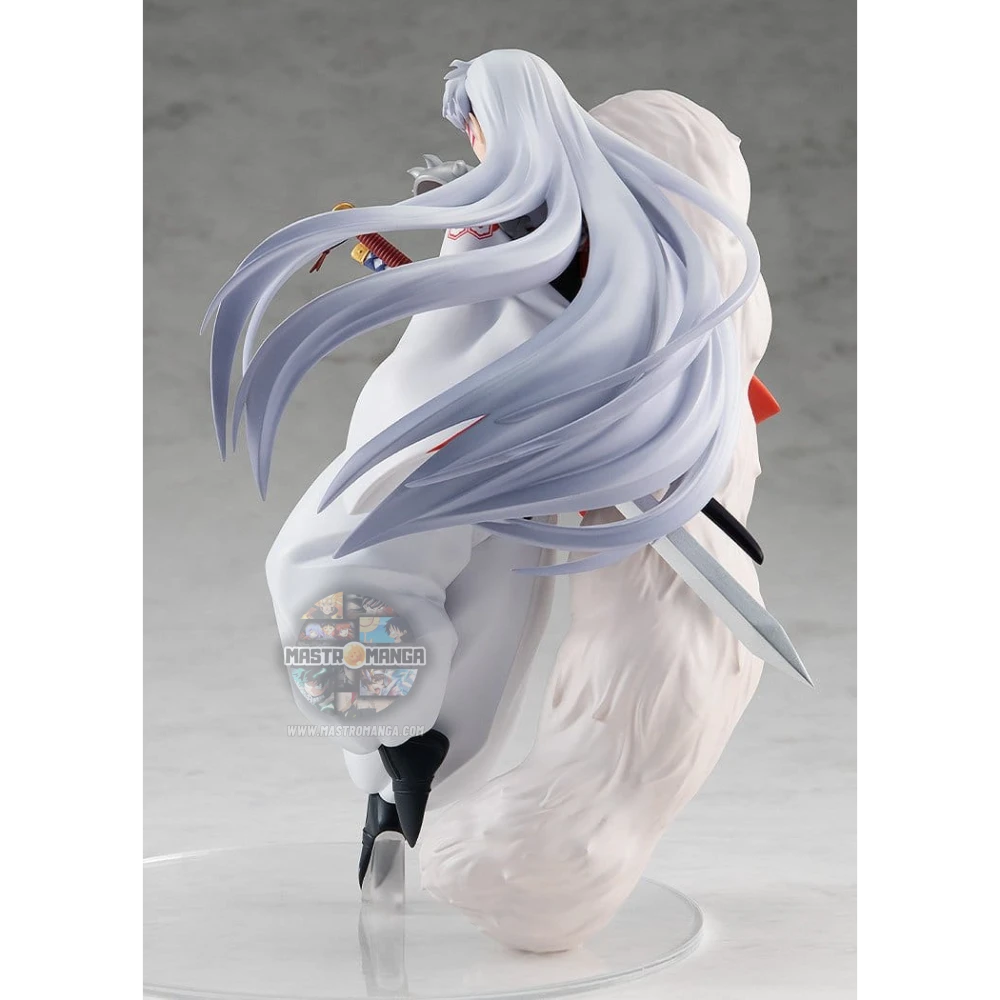 Rerelease della figure Sesshomaru Inuyasha POP UP PARADE Good Smile Company con l'iconica pelliccia Mokomoko e sguardo demoniaco
