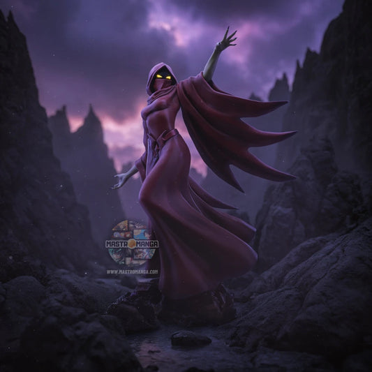 
Shadow Weaver Masters of the Universe Iron Studios - Statua da collezione ufficiale della misteriosa strega con mantello rosso e poteri oscuri