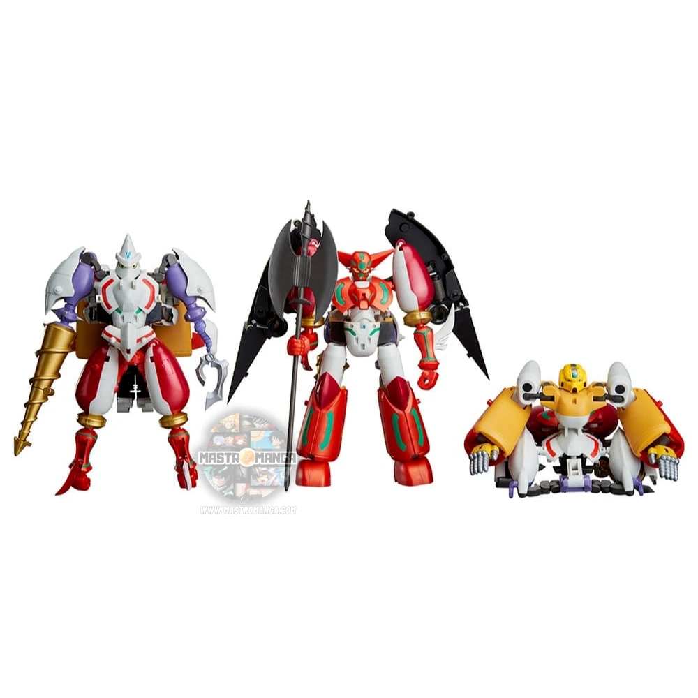 Shin Eagle, Shin Jaguar e Shin Boar Shin Getter Robot Armageddon Dynamic Change Mini Fig Set