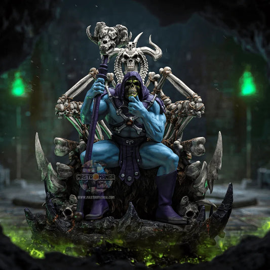 Skeletor On Throne Masters Of The Universe Prime