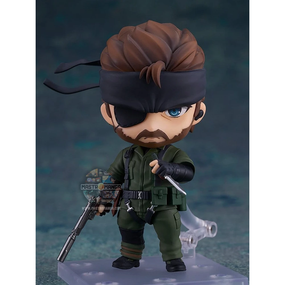 Figure Nendoroid Naked Snake Metal Gear Solid 3 Snake Eater Good Smile Company con accessori tattici