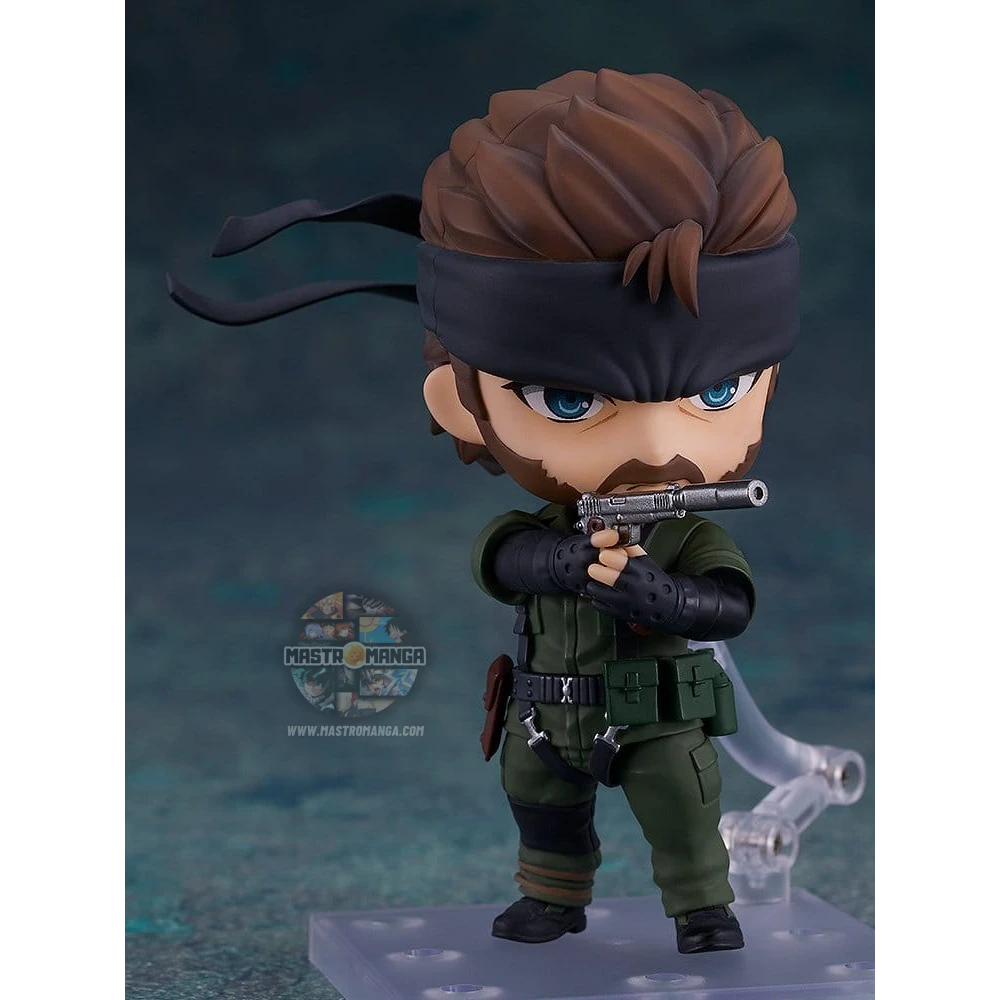 Figure Nendoroid Naked Snake Metal Gear Solid 3 Snake Eater Good Smile Company con accessori tattici