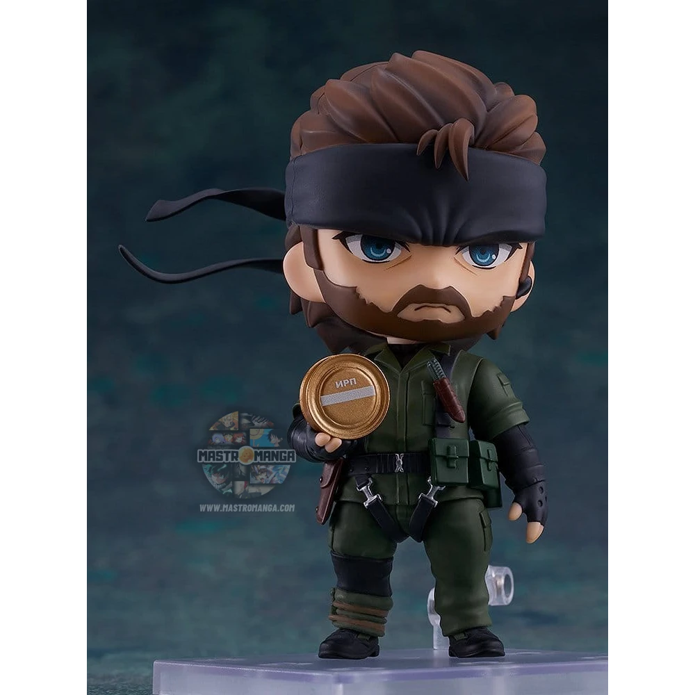 Figure Nendoroid Naked Snake Metal Gear Solid 3 Snake Eater Good Smile Company con accessori tattici