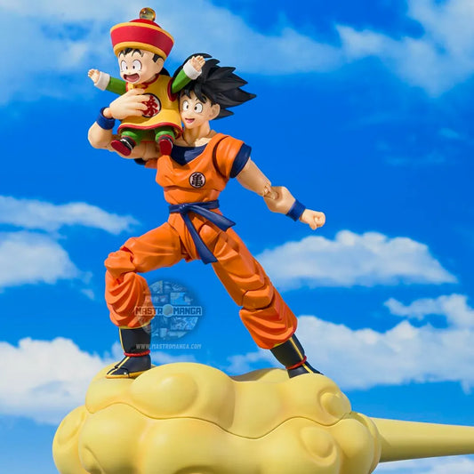 Son Goku & Son Gohan Kid & Kintoun Dragon Ball S.H.Figuarts