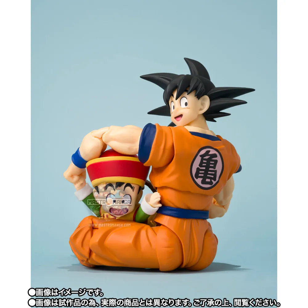 Son Goku & Son Gohan Kid & Kintoun Dragon Ball S.H.Figuarts