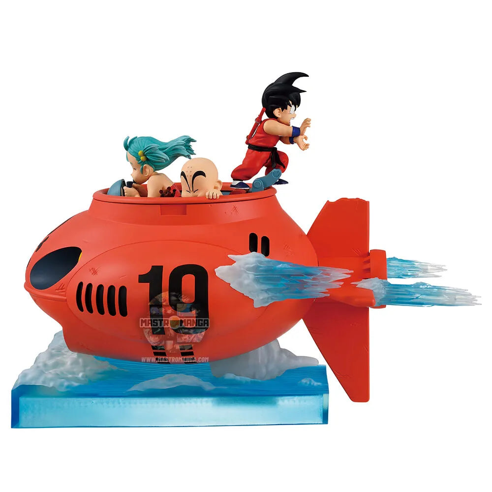 Statua Son Goku Bulma Krillin Dragon Ball Bandai Ichibansho