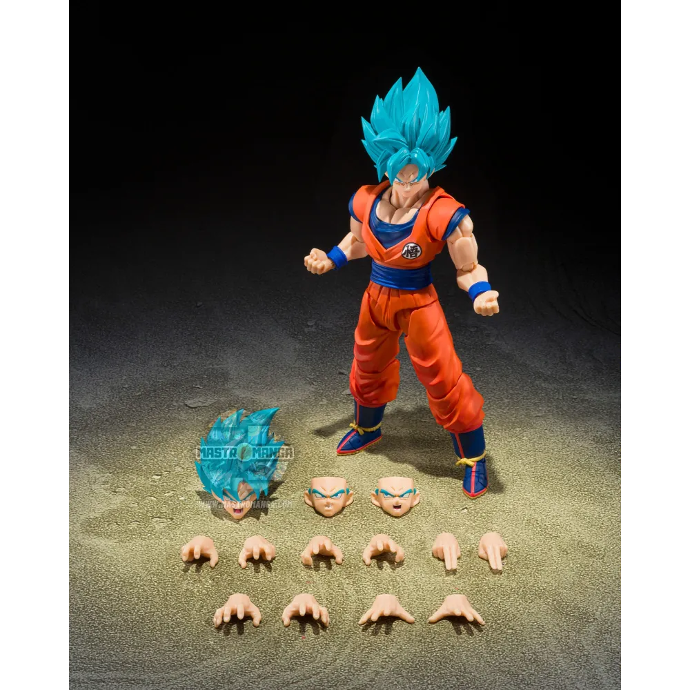 Son Goku Super Saiyan God Blue Power Dragon Ball Super S.H.Figuarts