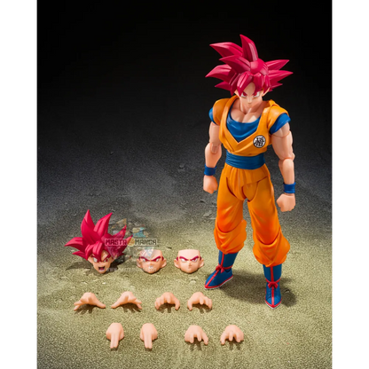 Son Goku Super Saiyan God Aura Dragon Ball Super S.H.Figuarts