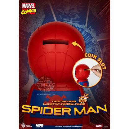 Spider-Man Marvel Comic Series Palm Size Vinyl Bank