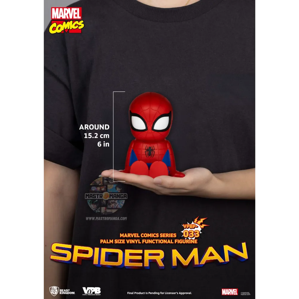 Spider-Man Marvel Comic Series Palm Size Vinyl Bank