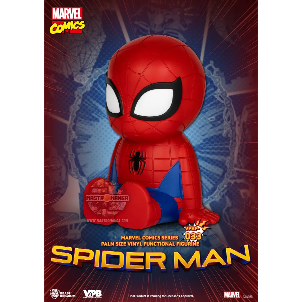 Spider-Man Marvel Comic Series Palm Size Vinyl Bank