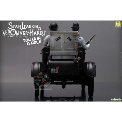 Stan Laurel & Oliver Hardy Ford Model T Towed in a Hole Infinite Statue