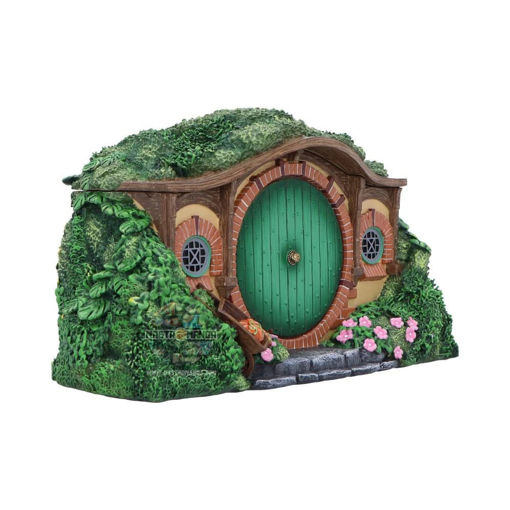 Scrigno decorativo The Shire Box Il Signore degli Anelli Nemesis Now con porta di Casa Baggins