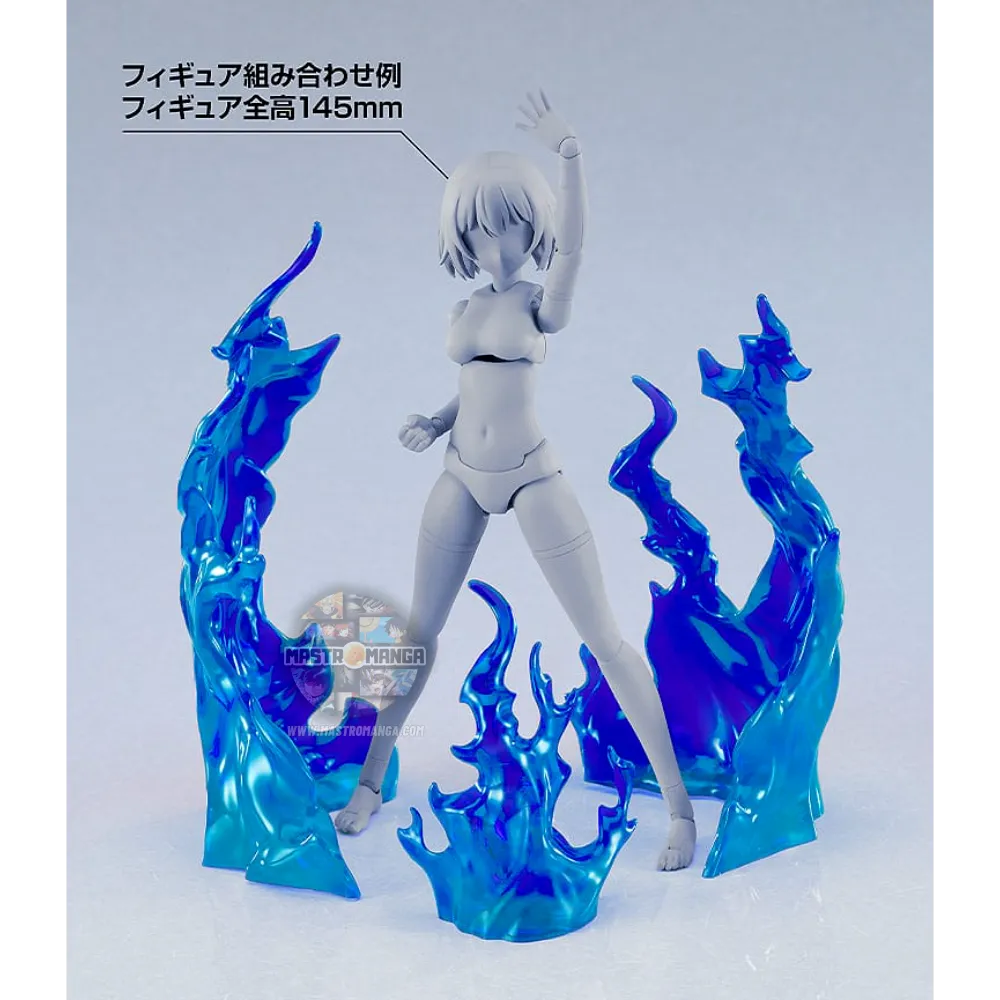 The Simple Effect Flames Blue