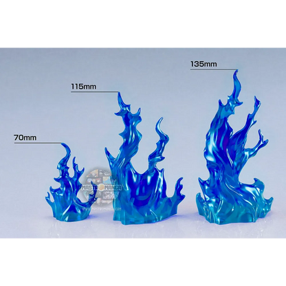 The Simple Effect Flames Blue