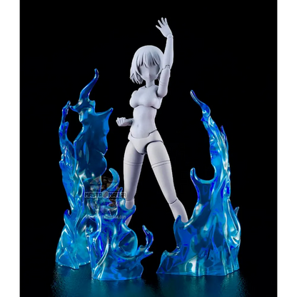 The Simple Effect Flames Blue