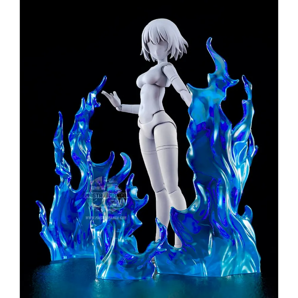 The Simple Effect Flames Blue