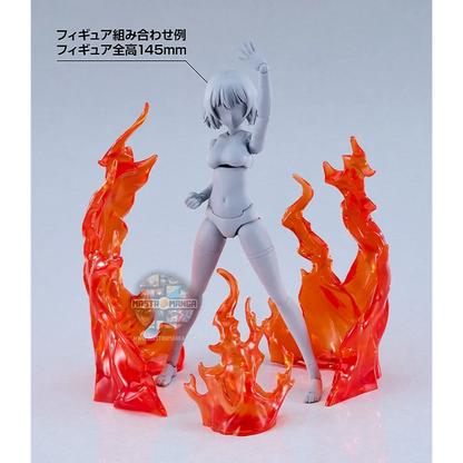 The Simple Effect Flames Red