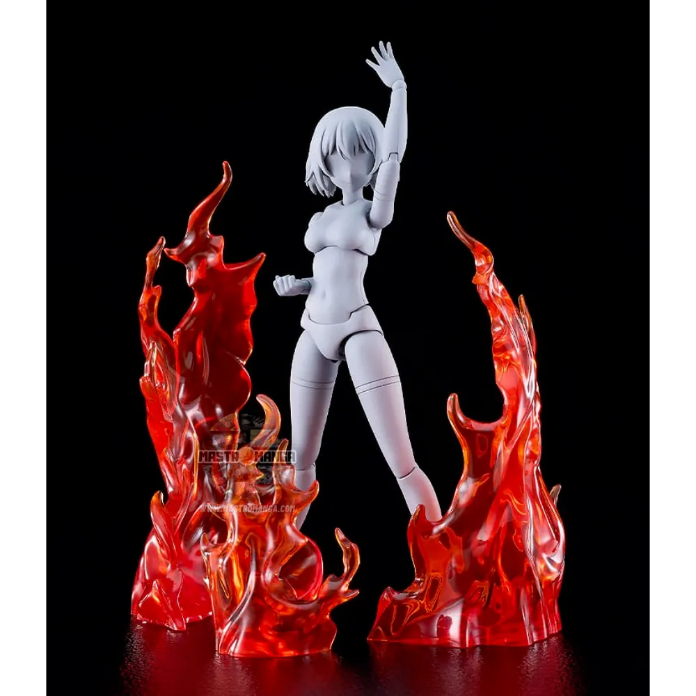 The Simple Effect Flames Red