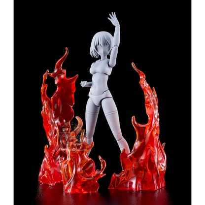 The Simple Effect Flames Red