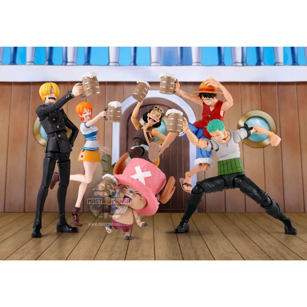 The Straw Hat Crew Party Set One Piece S.H.Figuarts