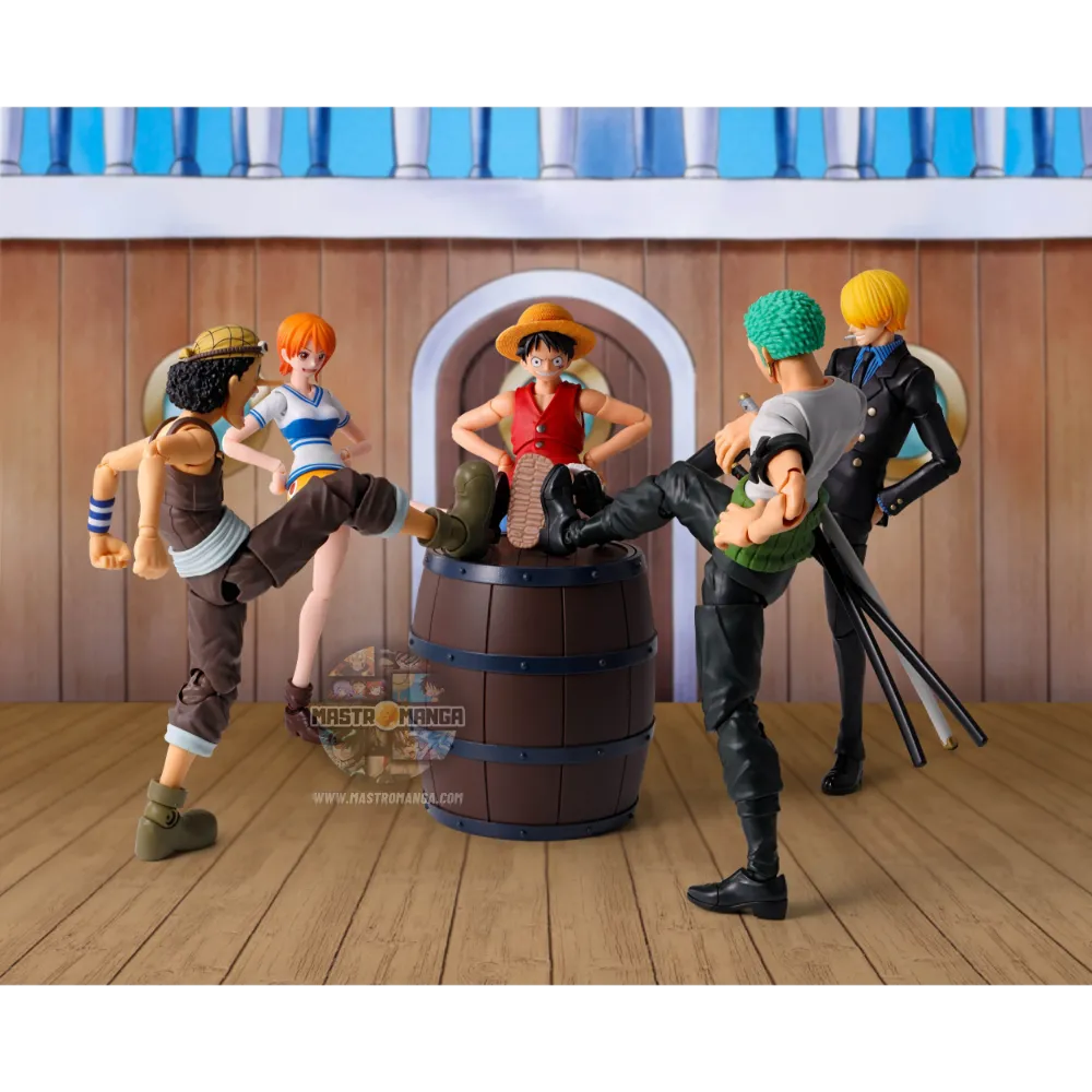 The Straw Hat Crew Party Set One Piece S.H.Figuarts