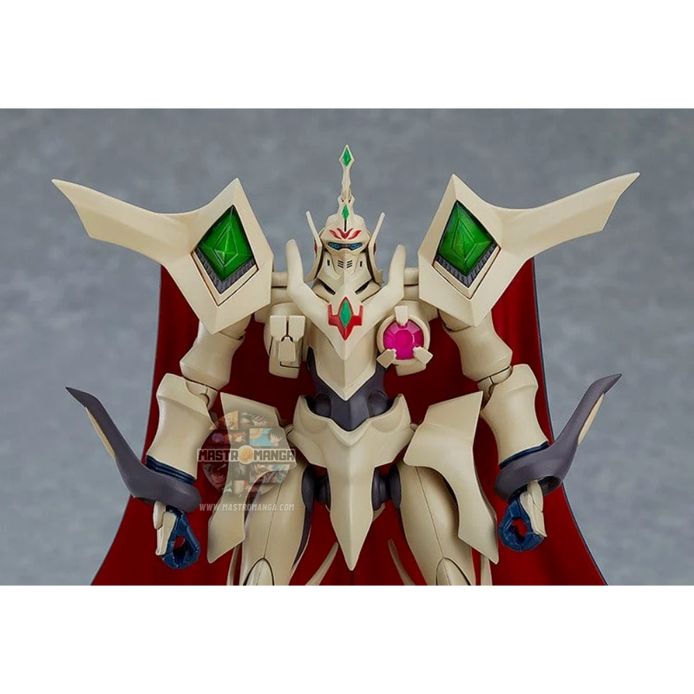 Model kit MODEROID Escaflowne The Vision of Escaflowne Good Smile Company in posa eroica con spada, mantello e modalità trasformabile Dragon Mode