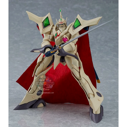 Model kit MODEROID Escaflowne The Vision of Escaflowne Good Smile Company in posa eroica con spada, mantello e modalità trasformabile Dragon Mode
