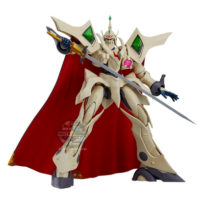 Model kit MODEROID Escaflowne The Vision of Escaflowne Good Smile Company in posa eroica con spada, mantello e modalità trasformabile Dragon Mode