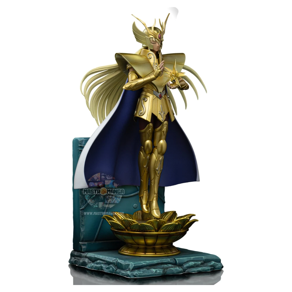 Virgo Shaka Saint Seiya Iron Studios - Statua da collezione ufficiale del Cavaliere d'Oro della Vergine con Armatura della Vergine