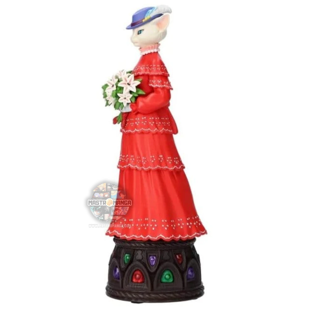 Carillon ufficiale Studio Ghibli raffigurante la gatta Louise da I sospiri del mio cuore, nuova versione con dettagli curati e base decorata