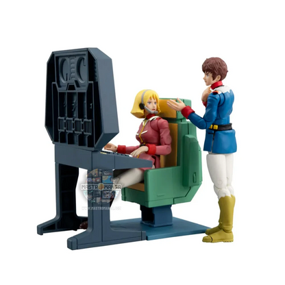 White Base Bridge Communications Officer Desk Set Mobile Suit Gundam G.M.G.