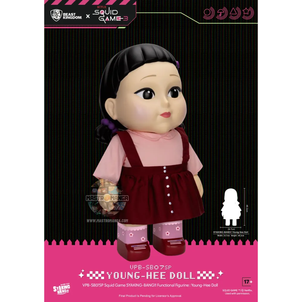 Syaking Bang Young Hee Doll Squid Game Netflix S3 Functional Figure
