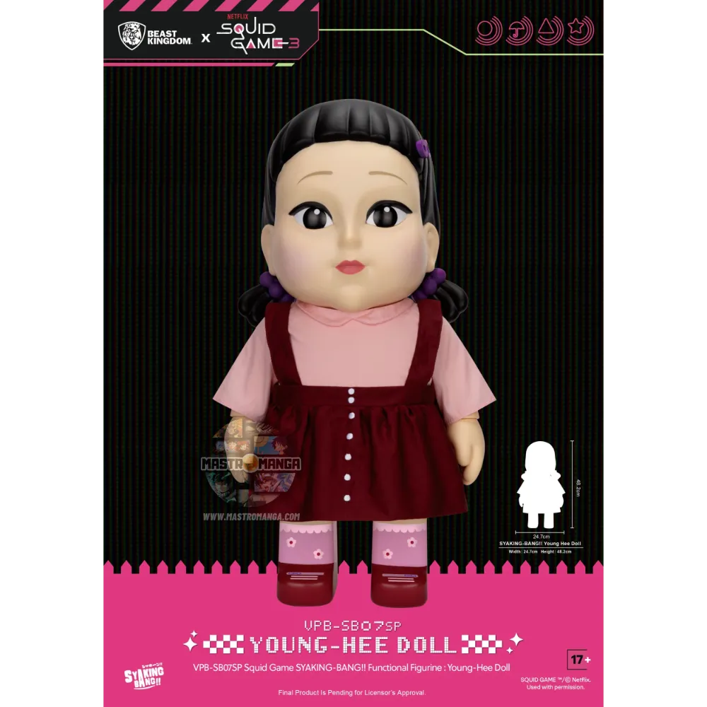 Syaking Bang Young Hee Doll Squid Game Netflix S3 Functional Figure
